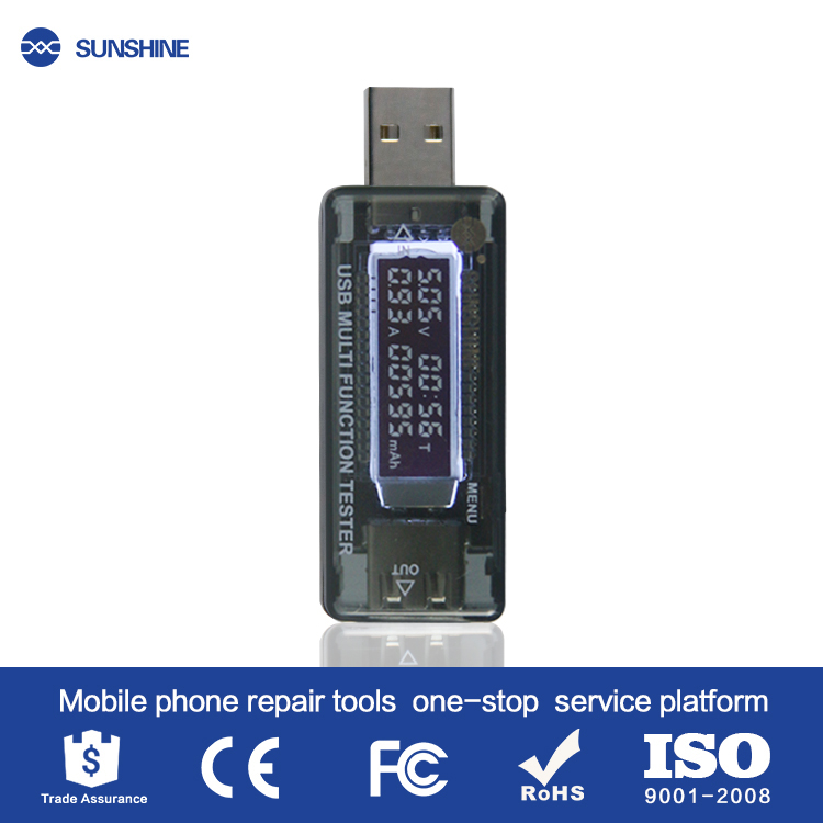 SUNSHINE SS-302A USB Intelligent digital display detector (QC4.0)